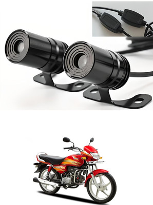 LOVMOTO Front, Rear LED Indicator Light for TVS Max 4R(White)
