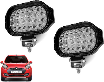 AUTO PEARL 24 LED Hi-Lo Ultra Bright White light Driving Spot Work Lights for Car 286 Back Up Lamp Car LED for Renault (12 V, 45 W)(Pulse, Pack of 2)
