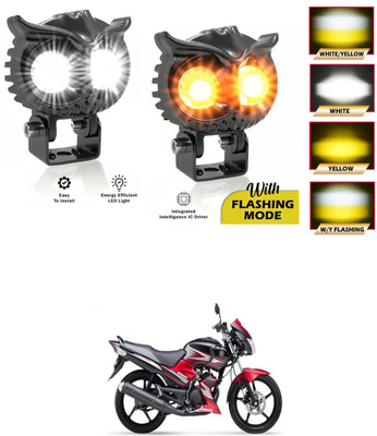 GONAMA Front, Rear LED Indicator Light for Bajaj Discover 125 DTS-i(White, Yellow)