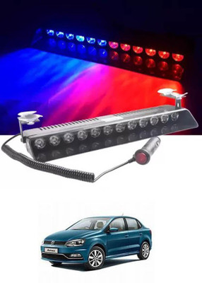 FKOK Police Hazard Warning Light For Ameo Dash Light Car LED for Volkswagen (12 V, 72 W)(Universal For Car, Pack of 1)