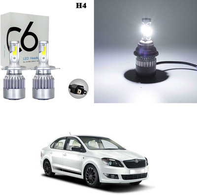 PRTEK H4 C6 36W 3800LM LED Headlight Kit 6000K _R204 Headlight Car, Motorbike LED for Skoda (12 V, 36 W)(Rapid, Pack of 2)
