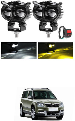 PRTEK LED Fog Lamp Unit for Universal For Car Yeti
