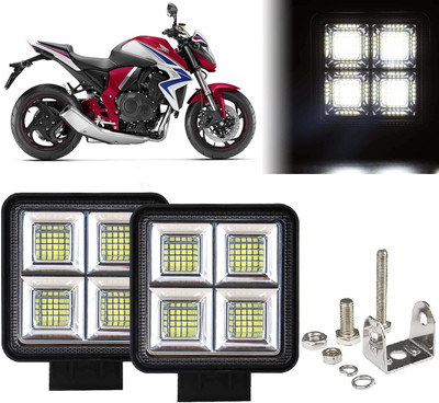 AUTO PEARL 64 LED 192W Fog Light Super Bright With Mounting Brackets for CB1000 R Plus Fog Lamp Motorbike LED for Honda (12 V, 192 W)(CB 1000R, Pack of 2)