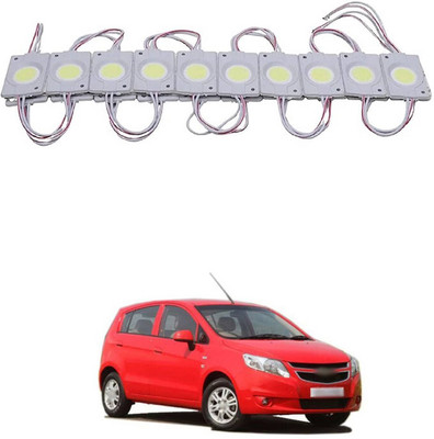 LOVMOTO DC 12 Volt 2.4 Watt Coin Shape LED Module Light Lamp Bulb Multipurpose SG983 Indicator Light Car, Motorbike LED for Chevrolet (12 V, 12 W)(UVA, Pack of 1)