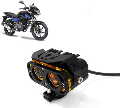 AUTO PEARL 2Lens LED Yellow/White/Red High Beam Led with Flashing for Pulsar 150 DTS-i Fog Lamp Motorbike LED for Bajaj (12 V, 30 W)(Pulsar 150 DTS-i, Pack of 1)