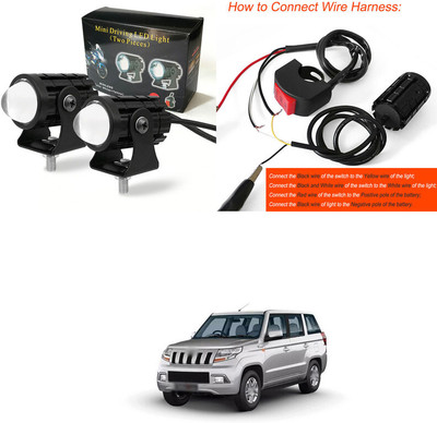 PRTEK LED Fog Light 2PCS_R123 Fog Lamp Car, Motorbike LED (8 V, 10 W)(Universal For Car, Pack of 2)