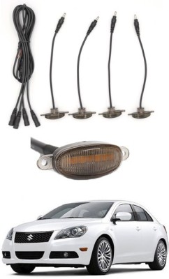 AYW 4 LED Front Grill Led Lights Amber Lights DRL For Kizashi-Maruti Suzuki-2011 Parking Light Car, Van LED for Maruti Suzuki (12 V, 12 W)(Kizashi, Pack of 1)