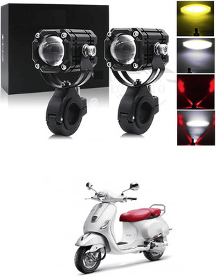 LOVMOTO Bike Led Light High Power Motorcycle Fog Lamps Mini Driving Lights 2823 Fog Lamp Car, Motorbike LED for Piaggio (12 V, 40 W)(Universal For Bike, Pack of 2)