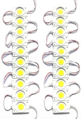 AP Source 20 LEDs 1 m White Color Changing, Steady, Flickering Bulb Rice Lights(Pack of 20)