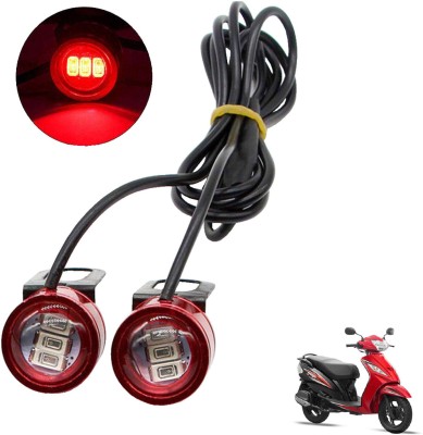 Generox Red Brake Light For Wego Headlight Motorbike LED for TVS (12 V, 10 W)(Wego, Pack of 2)