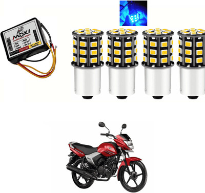 PRTEK Hazard Flasher/Blinker with 360° LED bulb for Indicator Light Motorbike Z49 Headlight Motorbike LED for Mahindra (12 V, 12 W)(Rodeo RZ, Pack of 5)