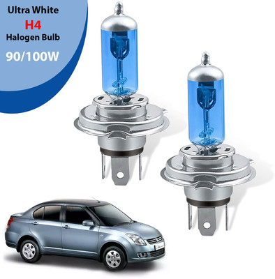 AUTO PEARL H4 Halogen Headlight bulb 90/100W 5000K Ultra White Low/High Beam Bulb (F16) Headlight Car, Truck, Van Halogen for Maruti Suzuki (12 V, 100 W)(Dzire, Pack of 2)