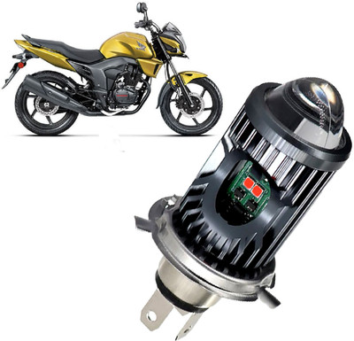 AUTO PEARL White/Yellow Dual Beam & Flicker Red/Blue Led for CB Trigger Fog Lamp Motorbike LED for Honda (12 V, 35 W)(CB Trigger, Pack of 1)