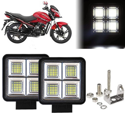 AUTO PEARL 64 LED 192W Fog Light Super Bright With Mounting Brackets for Glamour i3sBS6 Fog Lamp Motorbike LED for Hero (12 V, 192 W)(Glamour i3s, Pack of 1)