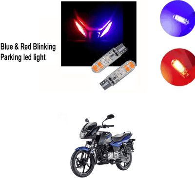 PRTEK Colorful Blinking Parking Light 013 Parking Light Car F125 Headlight Motorbike LED for Bajaj (12 V, 60 W)(Pulsar 150 DTS-i, Pack of 2)