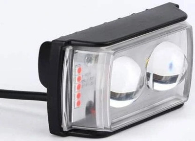 somefly TR1 Yellow/White with Red/Blue 30W DC 9V-60V Dual Lens Fog Light Fog Lamp Motorbike, Car LED (12 V, 30 W)(Universal For Bike, Universal For Car, Pack of 1)