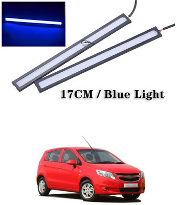 LOVMOTO COB LED Strip DRL Driving Daytime Running Light 81 Headlight Car, Motorbike LED for Chevrolet (12 V, 12 W)(UVA, Pack of 1)