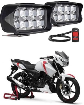 Sigmatech 8 LED FOG LIGHT WITH ON/OFF SWITCH 11 Fog Lamp Car, Motorbike, Truck, Van LED (12 V, 15 W)(HF Deluxe, Eeco, Splendor, Universal For Bike, Universal For Car, Pack of 2)