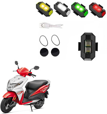 Vagary Multicolor Strobe Lights with USB Charging, Drone Flashing Strobe Light 155 Back Up Lamp Motorbike LED for Honda (12 V, 20 W)(Dio, Pack of 1)