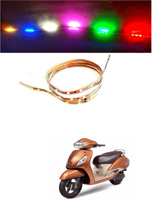LOVMOTO Universal LED Strip 30cmLamp Chips Decorative Ambient Lighting 12V sg198 Car Fancy Lights(Multicolor)