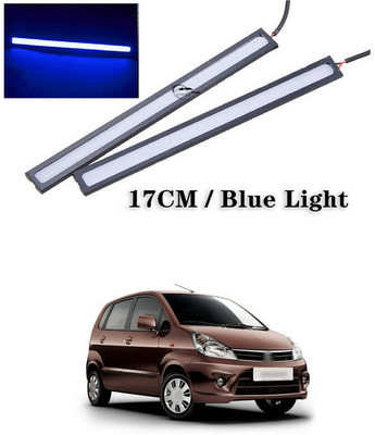 LOVMOTO COB LED Strip DRL Driving Daytime Running Light 287 Car Fancy Lights(Blue)