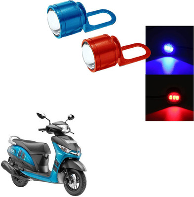 Sunriders Motorcycle Strobe Flasher Dual Blinking Led light 220 Parking Light Motorbike LED for Yamaha (12 V, 55 W)(Universal For Bike, Pack of 2)