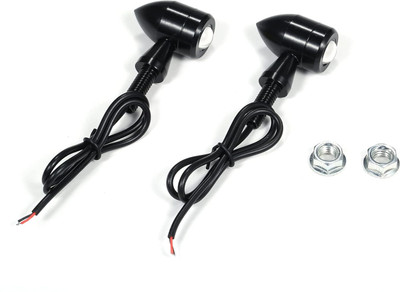 SRPHERE All Bikes Models Turn Signal Lights Motorcycle pack of 2 Indicator Light Motorbike LED (12 V, 12 W)(Universal For Bike, Pack of 2)