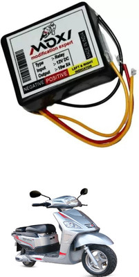 E-Shoppe 16 Different Pattern Flasher Relay for LED& Bulb Indicators For Electric Indicator Light Motorbike LED for Hero (12 V, 24 W)(Electric NYX e5, Pack of 1)