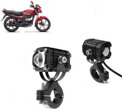 AUTO PEARL Mini LED Yellow/White/Red High Beam with Flashing M239 Fog Lamp Motorbike LED for Hero (12 V, 15 W)(Passion Plus)