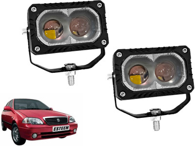 AUTO PEARL 2-Lens Driving Foglight White LED Spot light 12V-35W V138 Fog Lamp Car LED for Maruti Suzuki (12 V, 35 W)(Esteem)