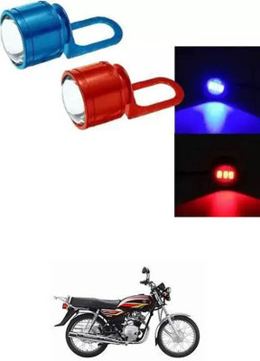 E-Shoppe Strobe Light Red Blue Auto Flashing Eagle Eye For Crux Interior Light Motorbike LED for Yamaha (12 V, 24 W)(Crux, Pack of 2)