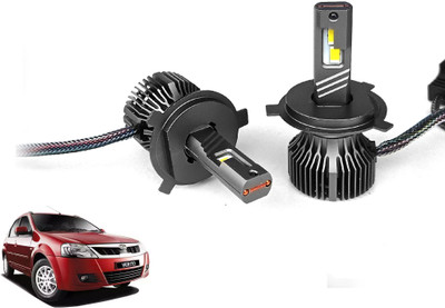 AUTO PEARL H4 Headlight Led with Better Dissipation Fan water Resistant White Light_A080 Headlight Car LED for Mahindra (12 V, 120 W)(e-Verito, Pack of 2)