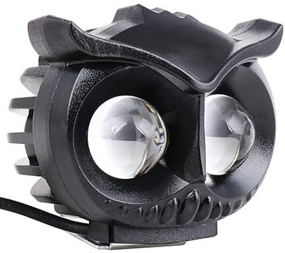 WROXTER SSLG OWL Shape LED Fog Yellow-White light Low & High Beam Fog Lamp Motorbike, Car LED (12 V, 20 W)(Universal For Bike, Universal For Car, Pack of 1)