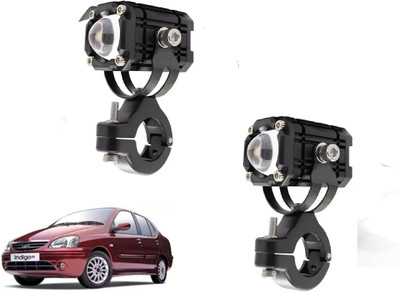AUTO PEARL Mini LED White/Yellow/Red with Flashing Led for Indigo 2002 Fog Lamp Car LED for Tata (12 V, 15 W)(Indigo, Pack of 2)