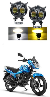 Dvis Owl Led Shape Metal Slim Body Fog Light D-1449 Fog Lamp Motorbike LED (12 V, 40 W)(Universal For Bike, Pack of 2)