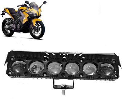 AUTO PEARL 6-Projector lens LED Dual Color High Beam Foglight for Pulsar SS400 Fog Lamp Motorbike LED for Bajaj (12 V, 35 W)(Pulsar 400SS)