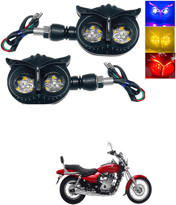 LOVMOTO Front, Rear LED Indicator Light for Bajaj Avenger 220 DTS-i(Multicolor)