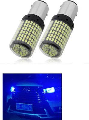 Cloudsale 144Led Dual Blue Brake Light Car LED (12 V, 5 W)(Universal For Car, Pack of 2)