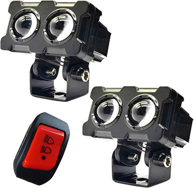 Schsteindar LED Fog Lamp Unit for Hero, Royal Enfield Jeep, WagonR, Universal For Car