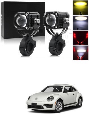 LOVMOTO Bike Led Light High Power Motorcycle Fog Lamps Mini Driving Lights 3128 Fog Lamp Car, Motorbike LED for Volkswagen (12 V, 40 W)(Beetle, Pack of 2)