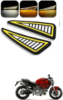 LOVMOTO Front, Rear LED Indicator Light for TVS Max 4R(Multicolor)