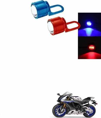 E-Shoppe Strobe Light Red Blue Auto Flashing Eagle Eye For YZF R1M Interior Light Motorbike LED (12 V, 24 W)(Universal For Bike, Pack of 2)