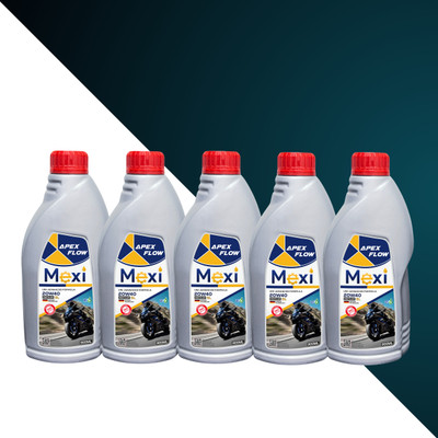 Mexi Apex Flow 900ML (Pack of 5) (M08) 20W40 SL Multi-Grade Engine Oil(900 ml, Pack of 5)