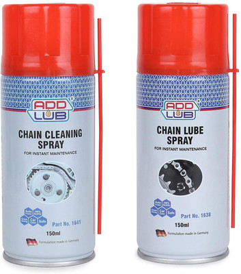ADDLUB Premium Quality Chain Cleaner and Chain Lube Combo 150 ML each | chain lube and cleaner Chain Oil(300 ml, Pack of 2)