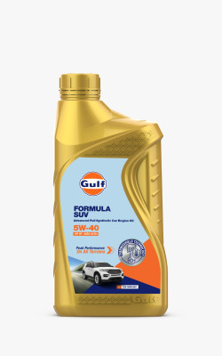 Gulf FORMULA SUV 5W40 4 Wheeler Passenger Car Full-Synthetic Engine Oil(1 L)