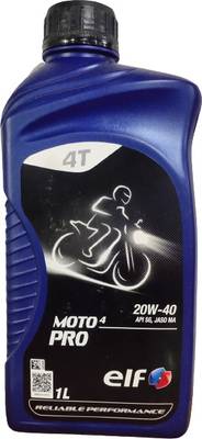 Total Energies Elf Moto 4 Pro 20W 40 (1L) Mineral Engine Oil