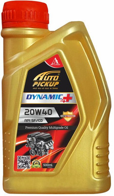 AUTO PICKUP Premium 500ml 20W40 API SF/CD Dynamic Plus Multi-Grade Engine Oil(500 ml, Pack of 1)