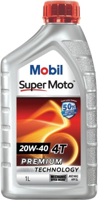 NITYA Super Moto 20W-40 4T Premium Technology Synthetic Blend Engine Oil(550 ml)