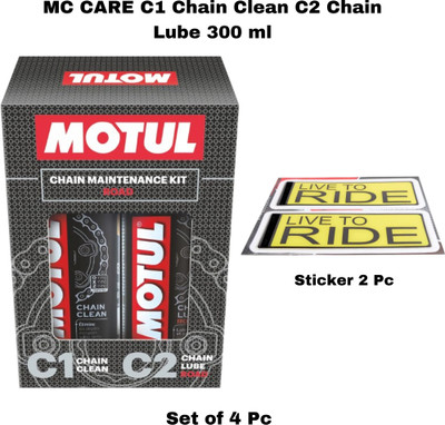 MOTUL C1-C2-150ML MTCD-031 MOTUL MC CARE Chain Oil(300 ml, Pack of 4)