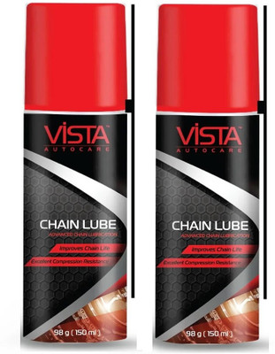 VISSTAA 1 Vista Chain Lube 150ml 2 Piece with Brush Chain Oil(300 ml, Pack of 2)